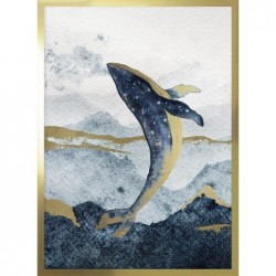 Obraz golden whale