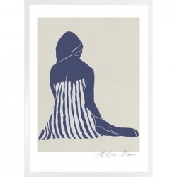 Obraz pensive woman abstract