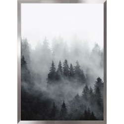 Obraz las w górach II