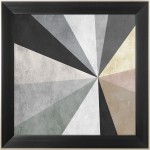 obraz kolorowe trójkąty